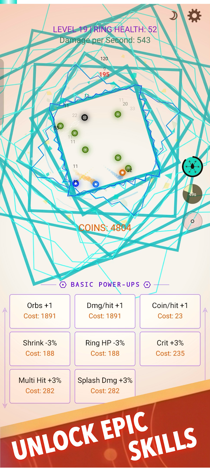 Ring Rave: Idle Arcade Action screenshot